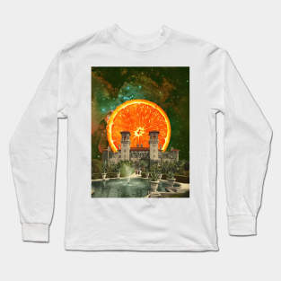 Hotel Orange - Surreal/Collage Art Long Sleeve T-Shirt